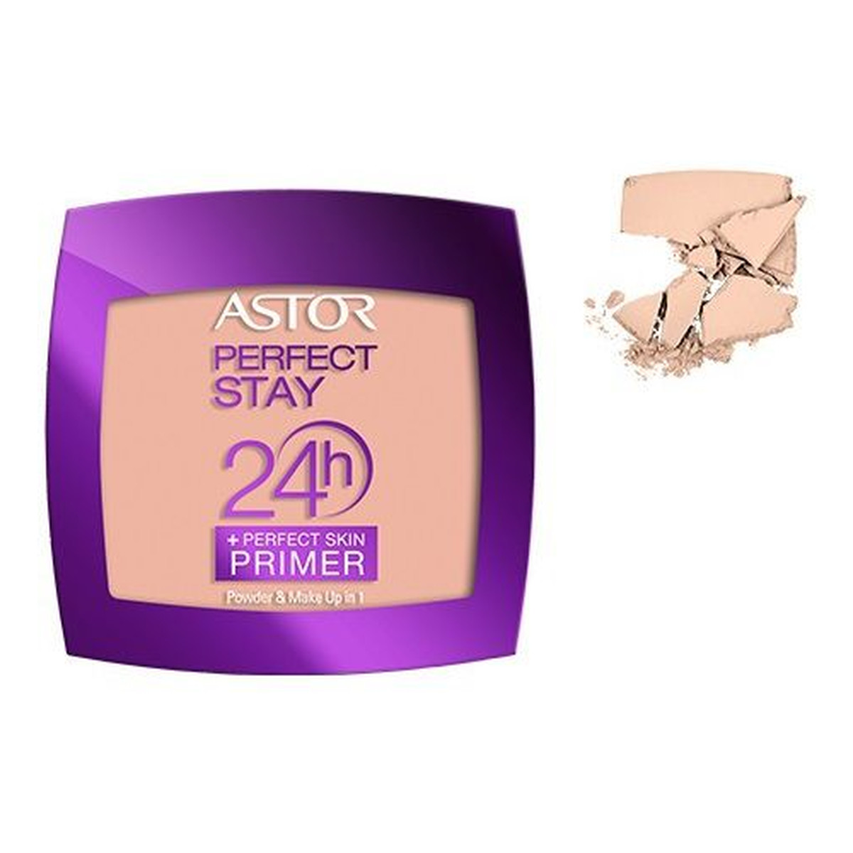 Astor PERFECT STAY 24H Powder + Perfect Skin Primer długotrwały puder z bazą 7g