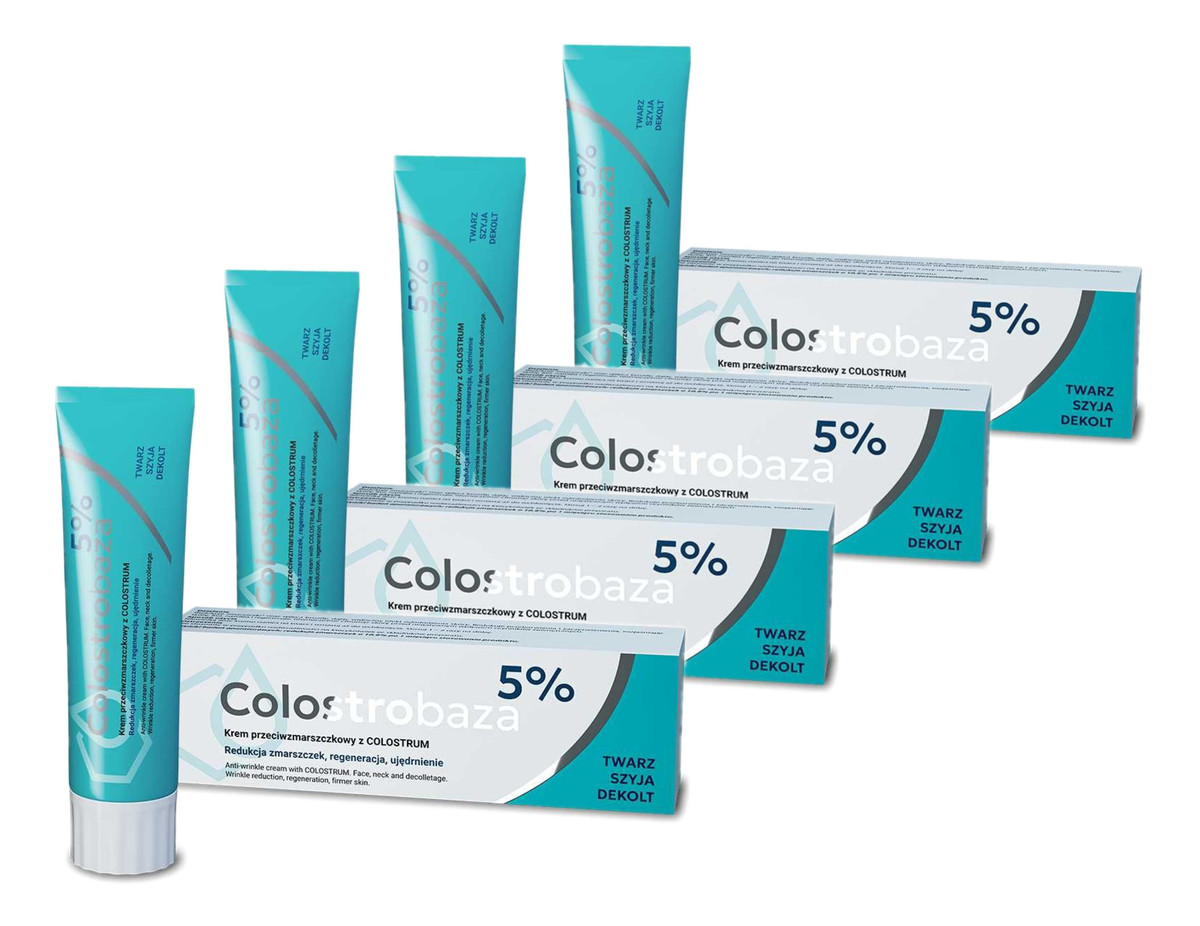 5% Krem przeciwzmarszczkowy z COLOSTRUM 4x30g