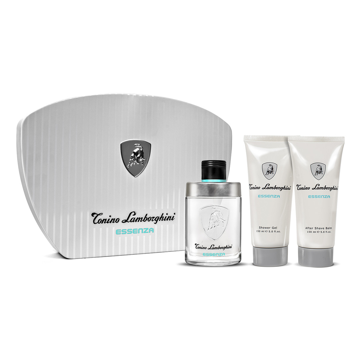 Tonino Lamborghini Zestaw Essenza woda toaletowa spray + balsam po goleniu + żel pod prysznic
