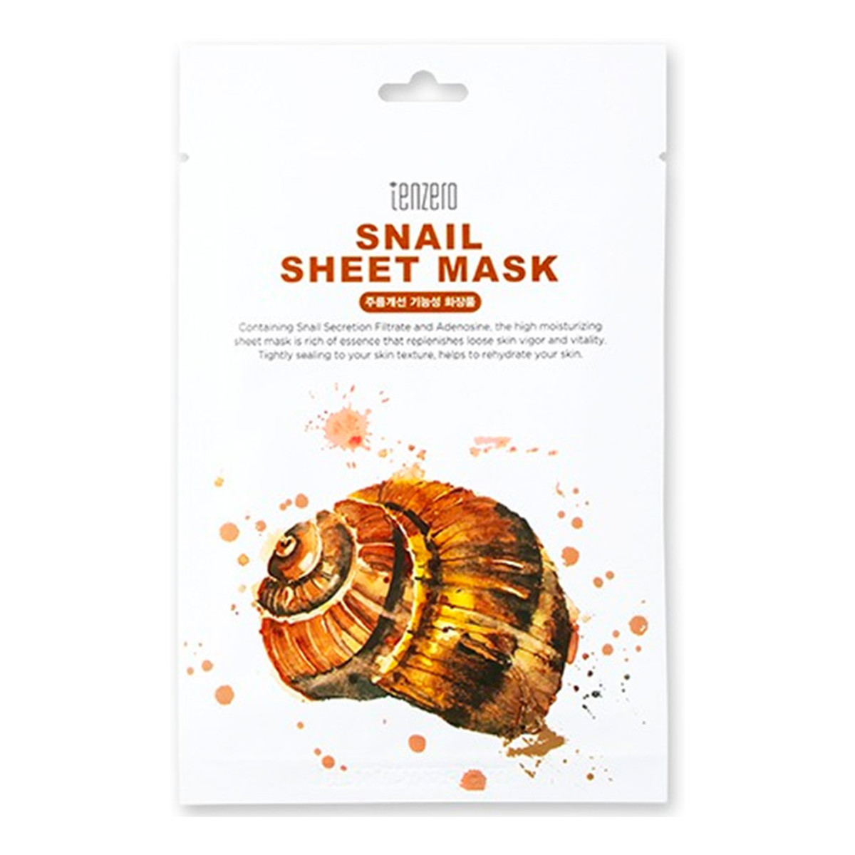 Tenzero Snail Maska w płachcie ślimak 25ml