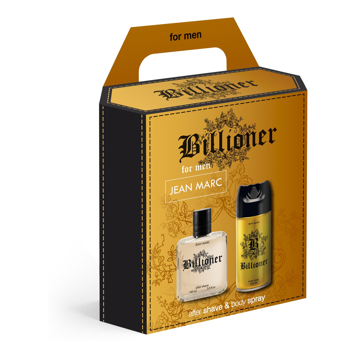 Dramers JEAN MARC Billioner Zestaw prezentowy męski-dezodorant 150 ml + woda po goleniu 100 ml