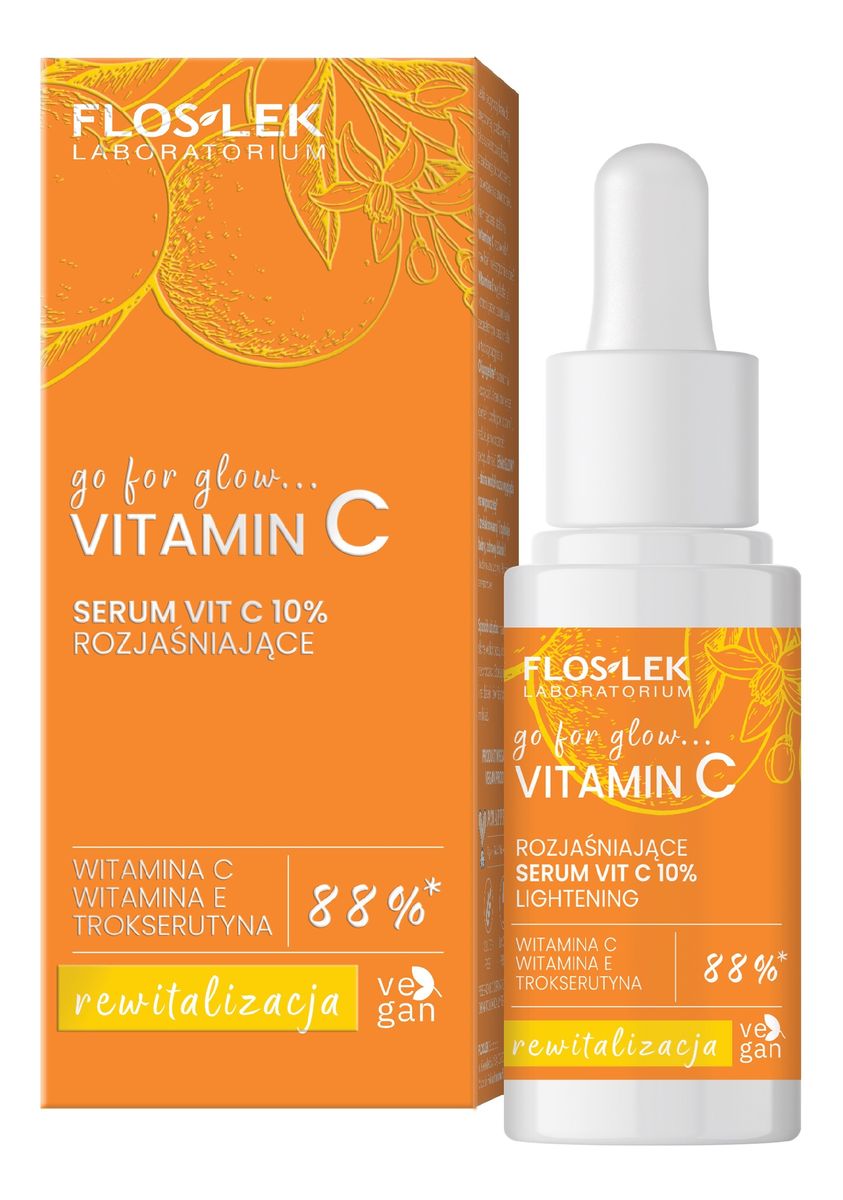 Go for glow witamin c serum vit c 10%rozjaśniające 30 ml