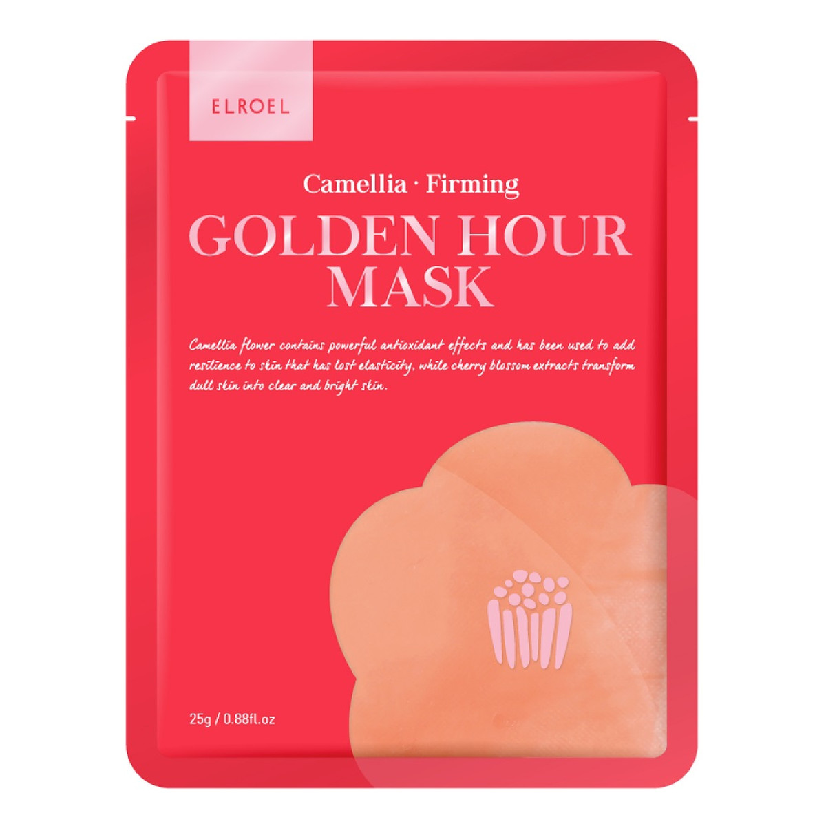 Elroel Golden hour mask ujędrniająca maska do twarzy camellia 25g