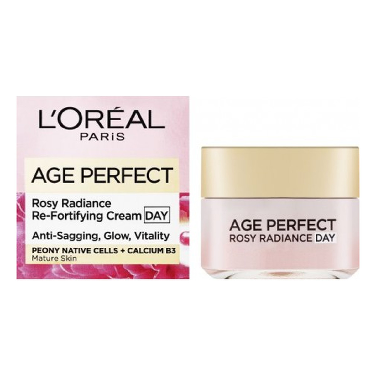 L'Oreal Paris Age Perfect Rosy Radiance Krem ujędrniający do twarzy na dzień Różany 50ml