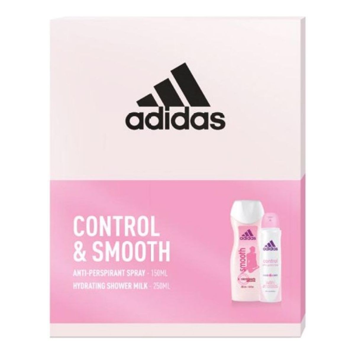 Adidas Control & Smooth Zestaw kosmetyków dezodorant + żel pod prysznic