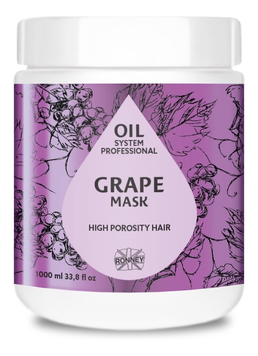 Professional oil system high prosity hair maska do włosów wysokoporowatych grape