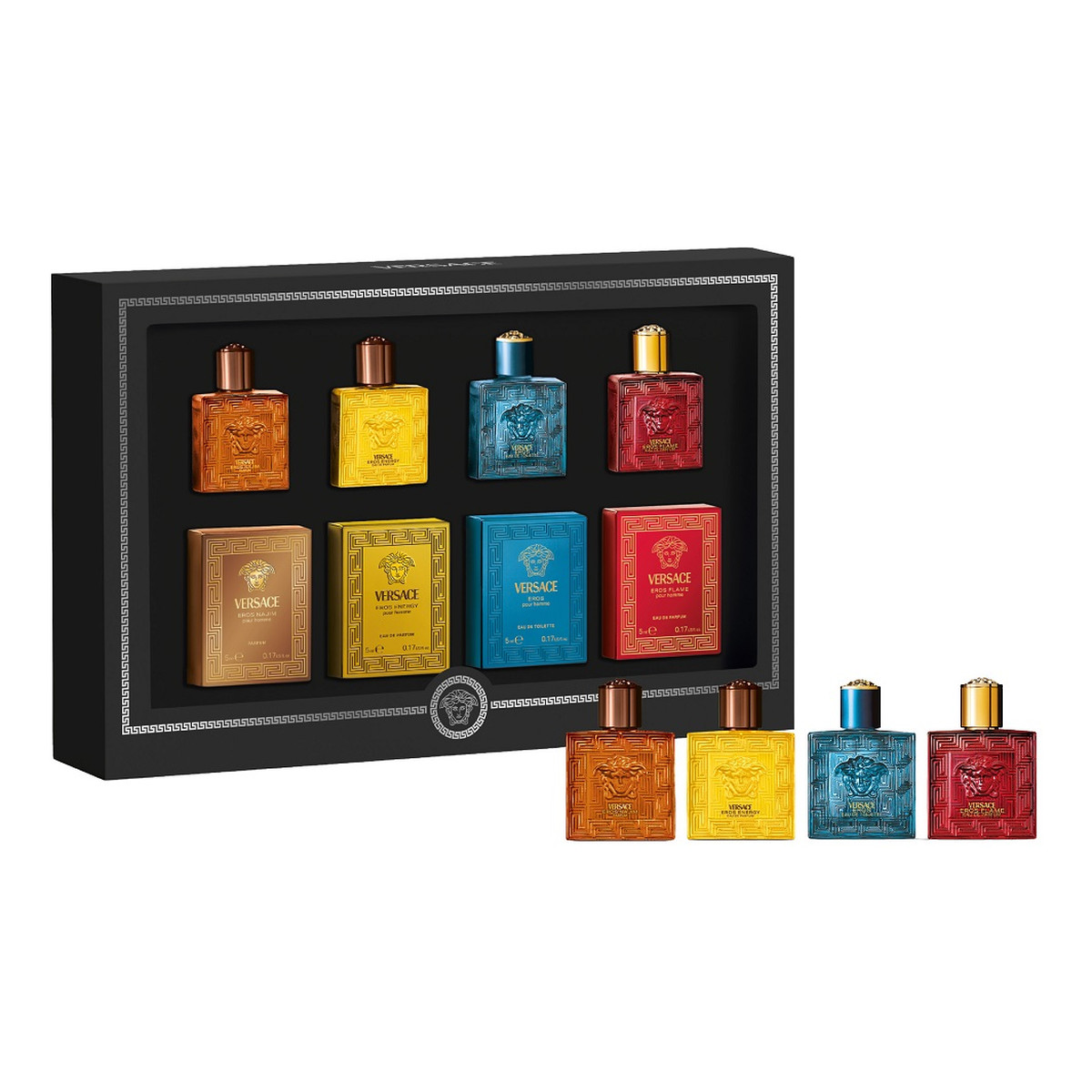 Versace Pour Homme Eros Miniature Zestaw miniaturowych perfum 4x5ml 20ml