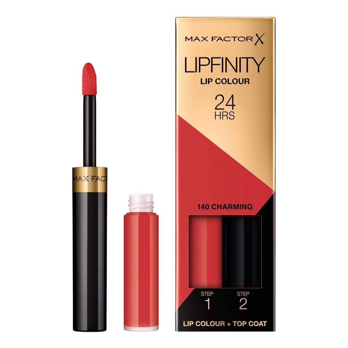 Max Factor Lipfinity Lip Colour pomadka do ust 2,3 ml + Top Coat 1,9g