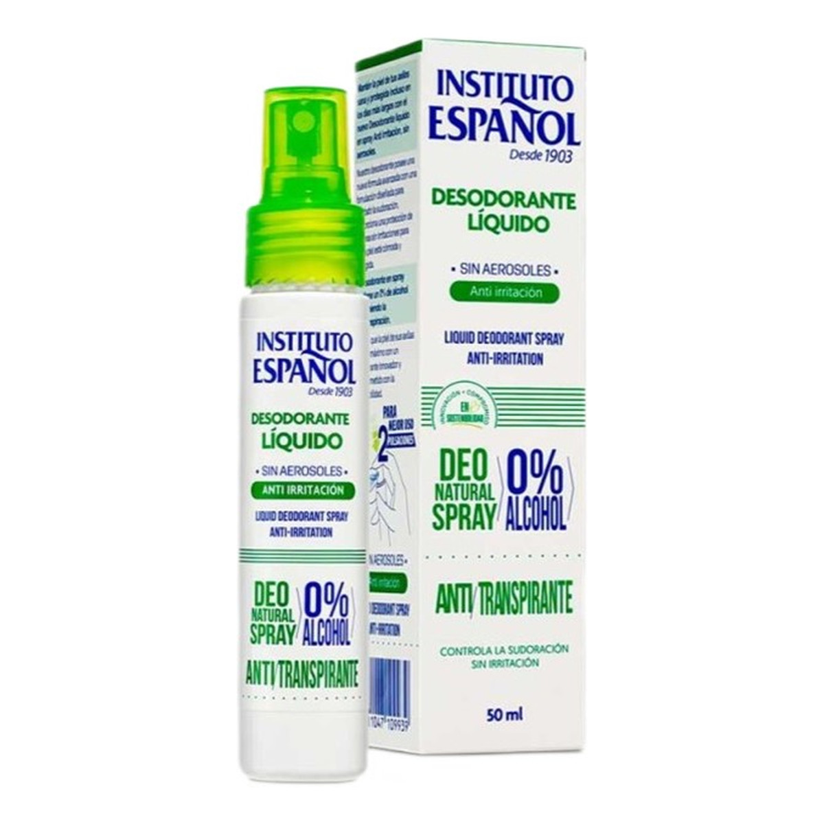 Instituto Espanol Anti-irritation antyperspirant damski w mgiełce przeciw podrażnieniom 50ml