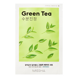 Airy fit sheet mask oczyszczająca maseczka w płachcie z ekstraktem z zielonej herbaty green tea