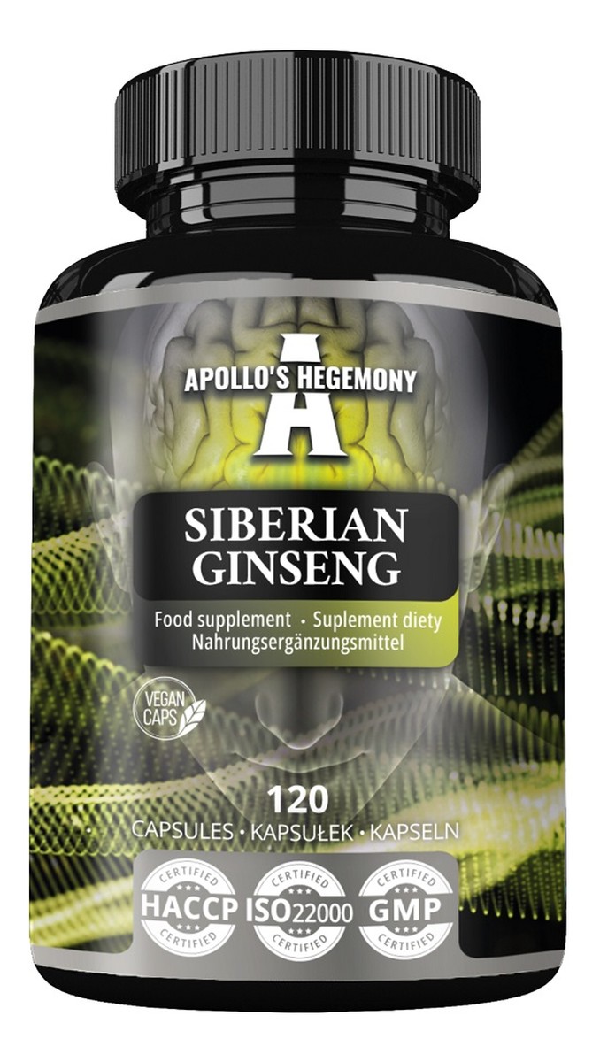 Siberian Ginseng suplement diety 120 Kapsułek