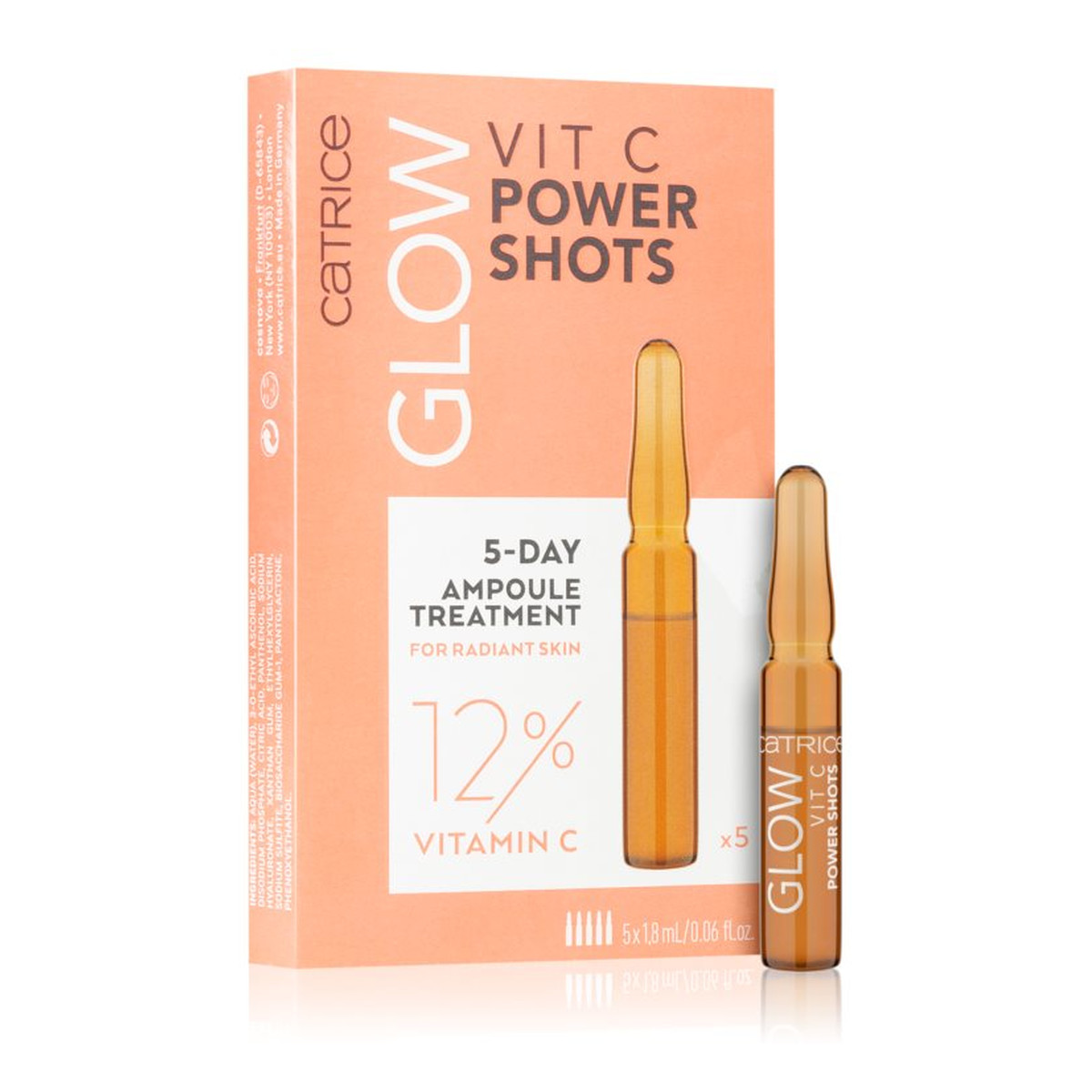 Catrice Glow Vit C Power Shots Serum do twarzy 5x1,8 ml. 9ml