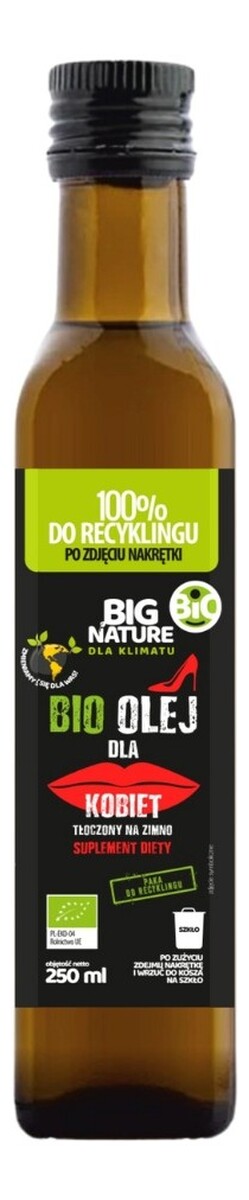 Olej dla kobiet tłoczony na zimno