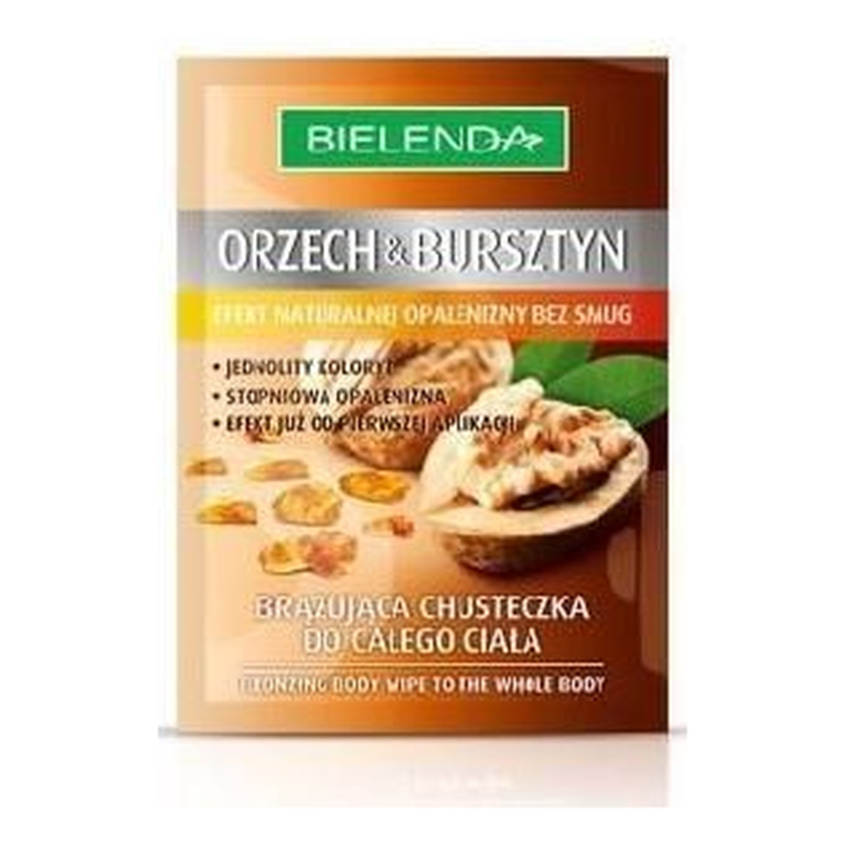Bielenda Orzech i Bursztyn Brązująca Chusteczka Do Całego Ciała