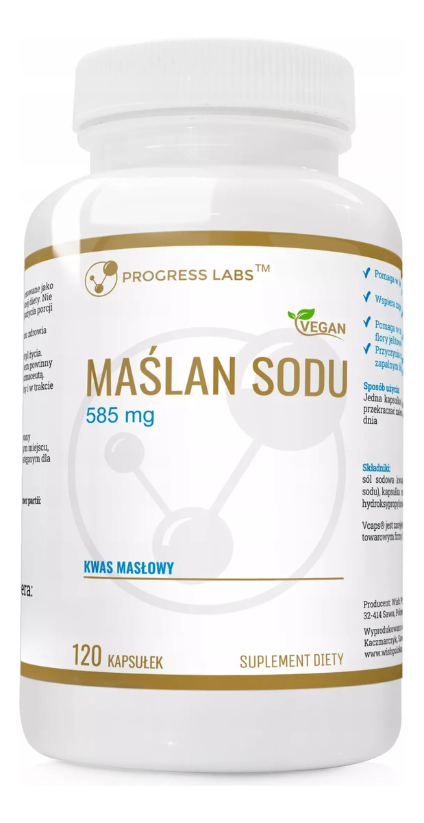 Maślan sody suplement diety 120 kapsułek