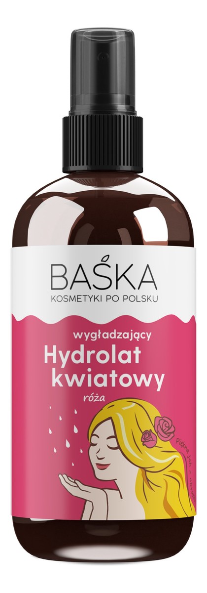 Hydrolat kwiatowy do twarzy wygładzający Róża