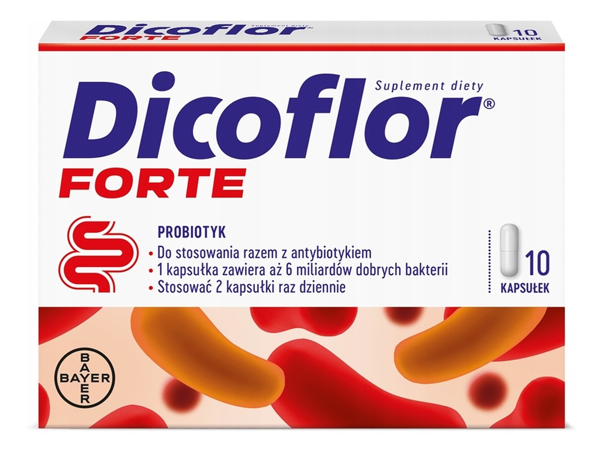 Forte probiotyk suplement diety dla dzieci 10 kapsułek