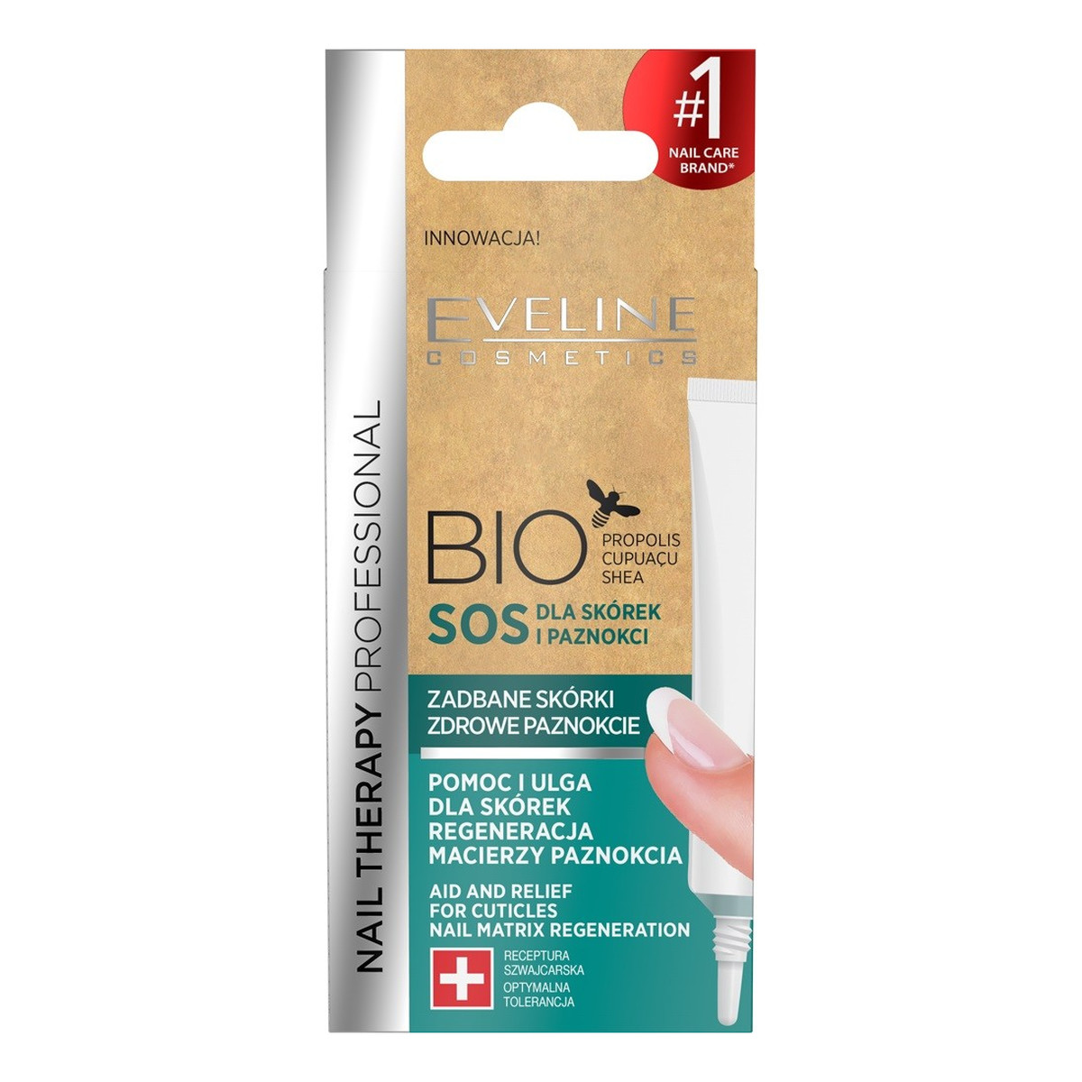 Eveline Nail Therapy Bio S.O.S. odżywka do paznokci i skórek 12ml