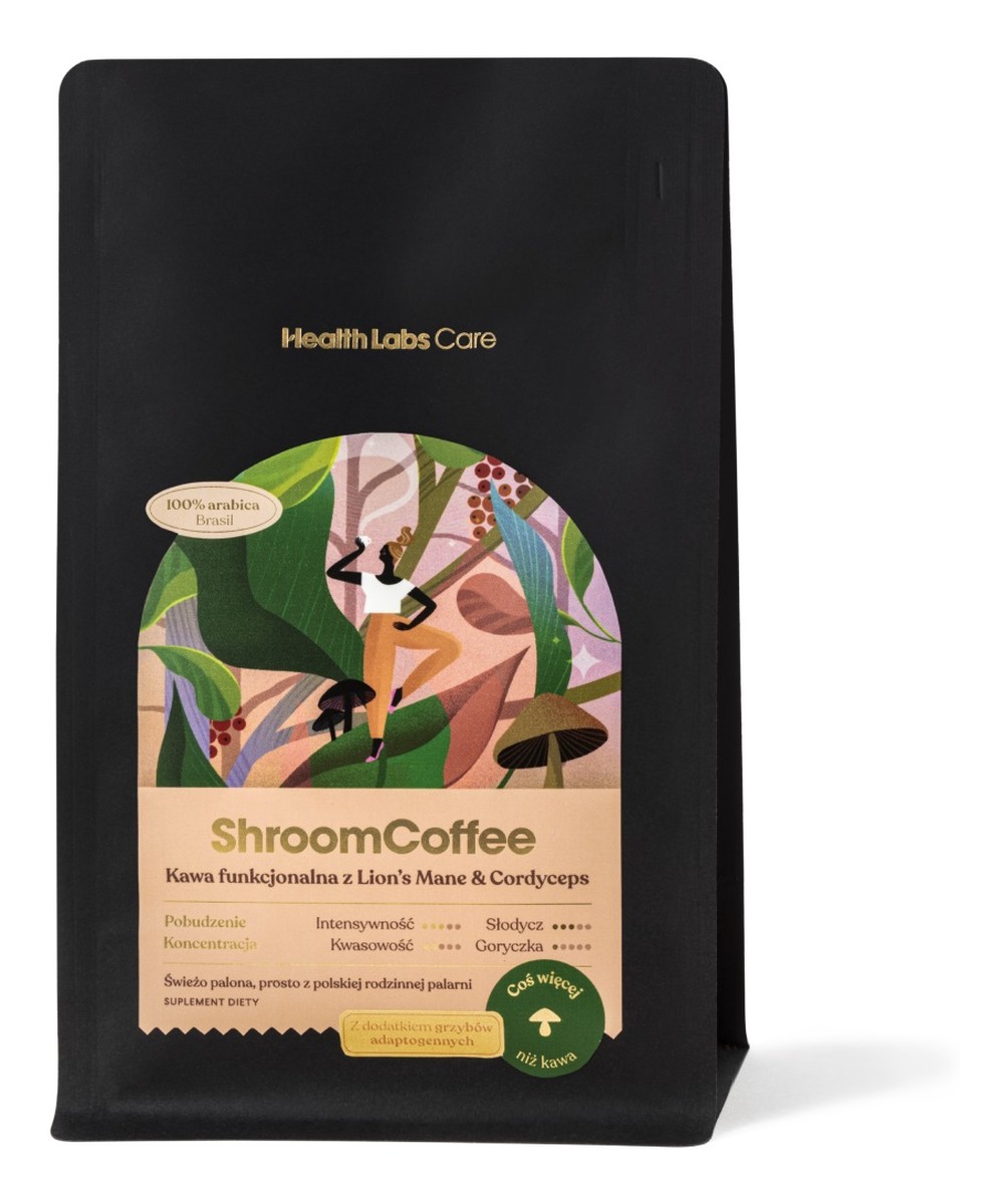Shroomcoffee kawa funkcjonalna z lion's mane i cordyceps