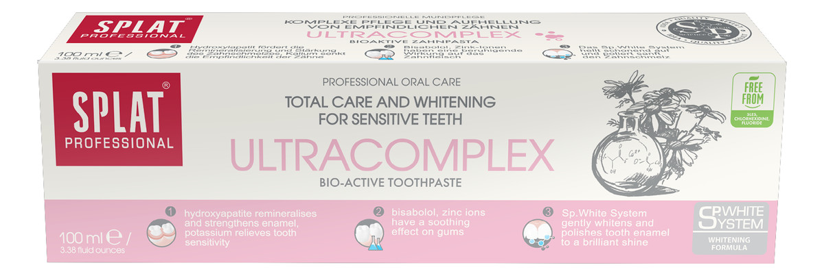 Pasta do zębów splat professional ultracomplex-kompeksowa ochrona i wybielanie