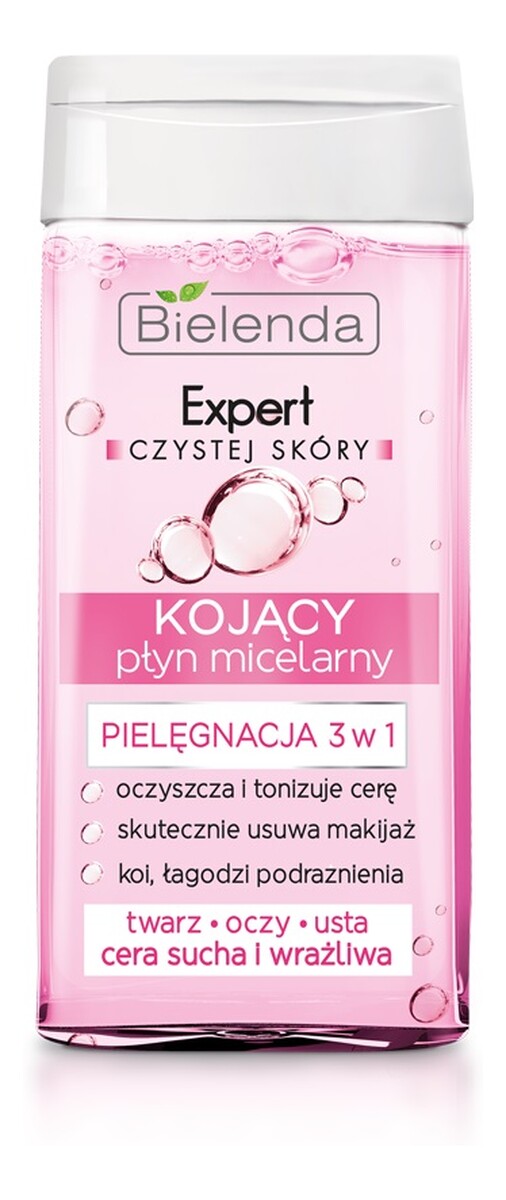 Kojący Płyn Micelarny 3w1 Do Demakijażu Twarzy