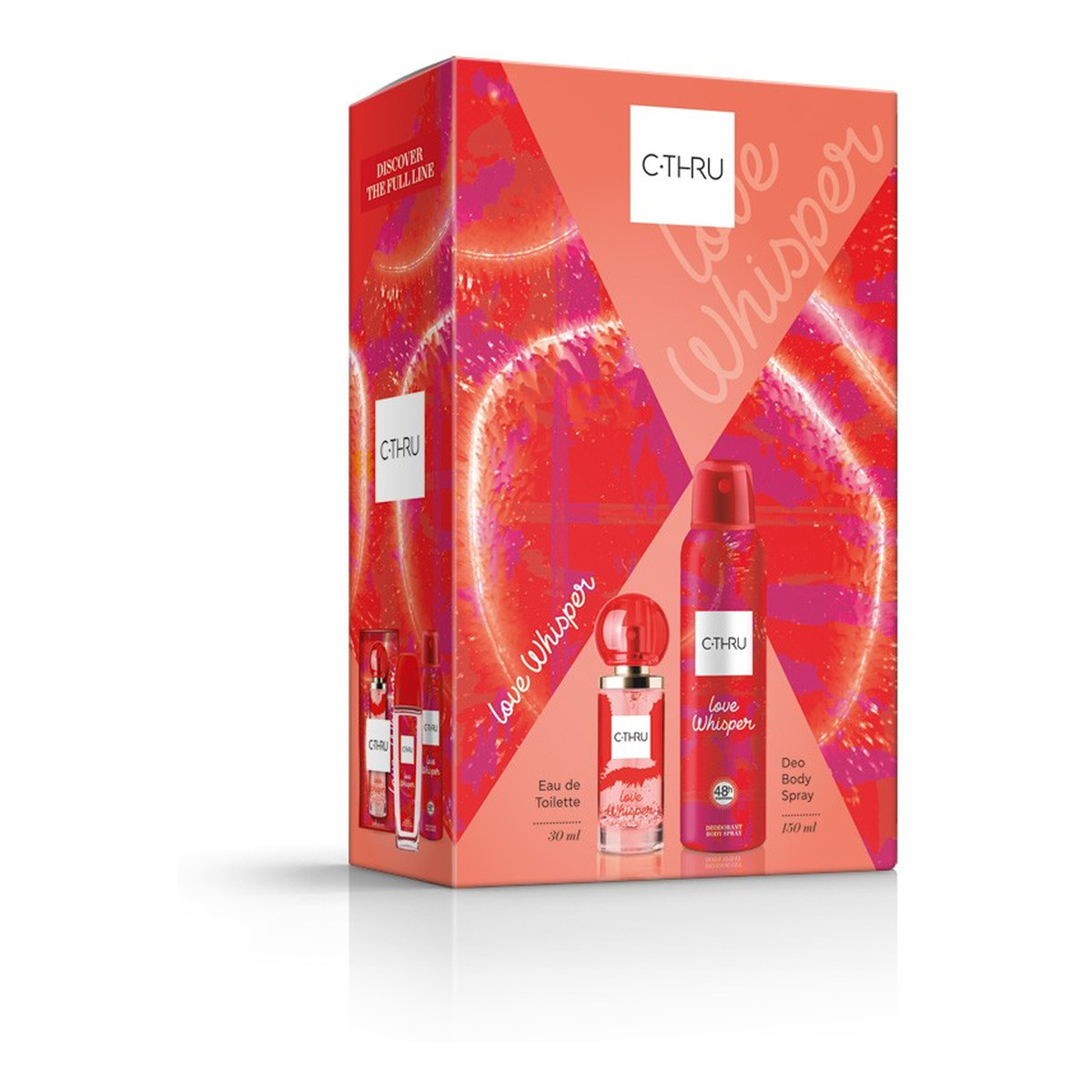 C-Thru Love Whisper Zestaw prezentowy Woda Toaletowa 30ml + Dezodorant spray 150ml