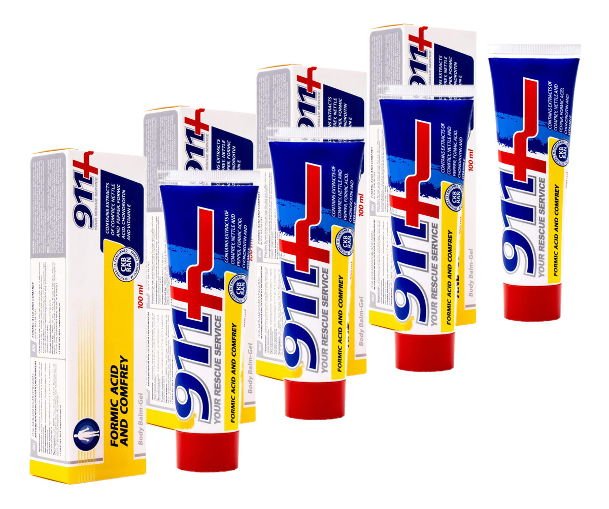 Balsam z kwasem mrówkowym i żywokostem 4x100ml