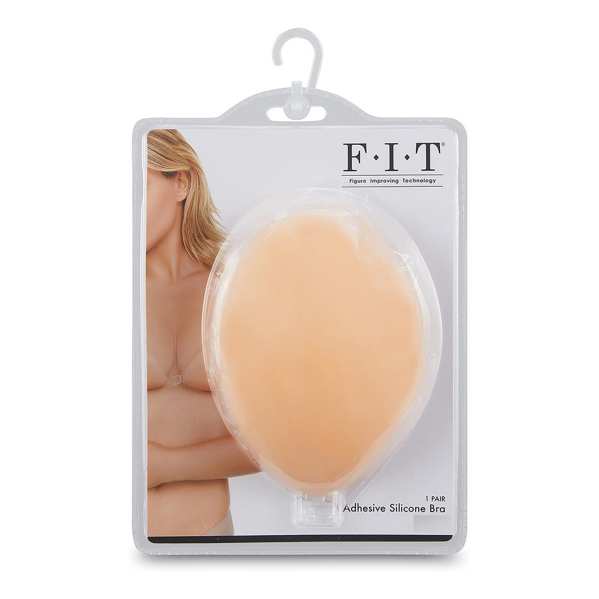 Fit Adhesive silicone bra silikonowy samonośny biustonosz c light