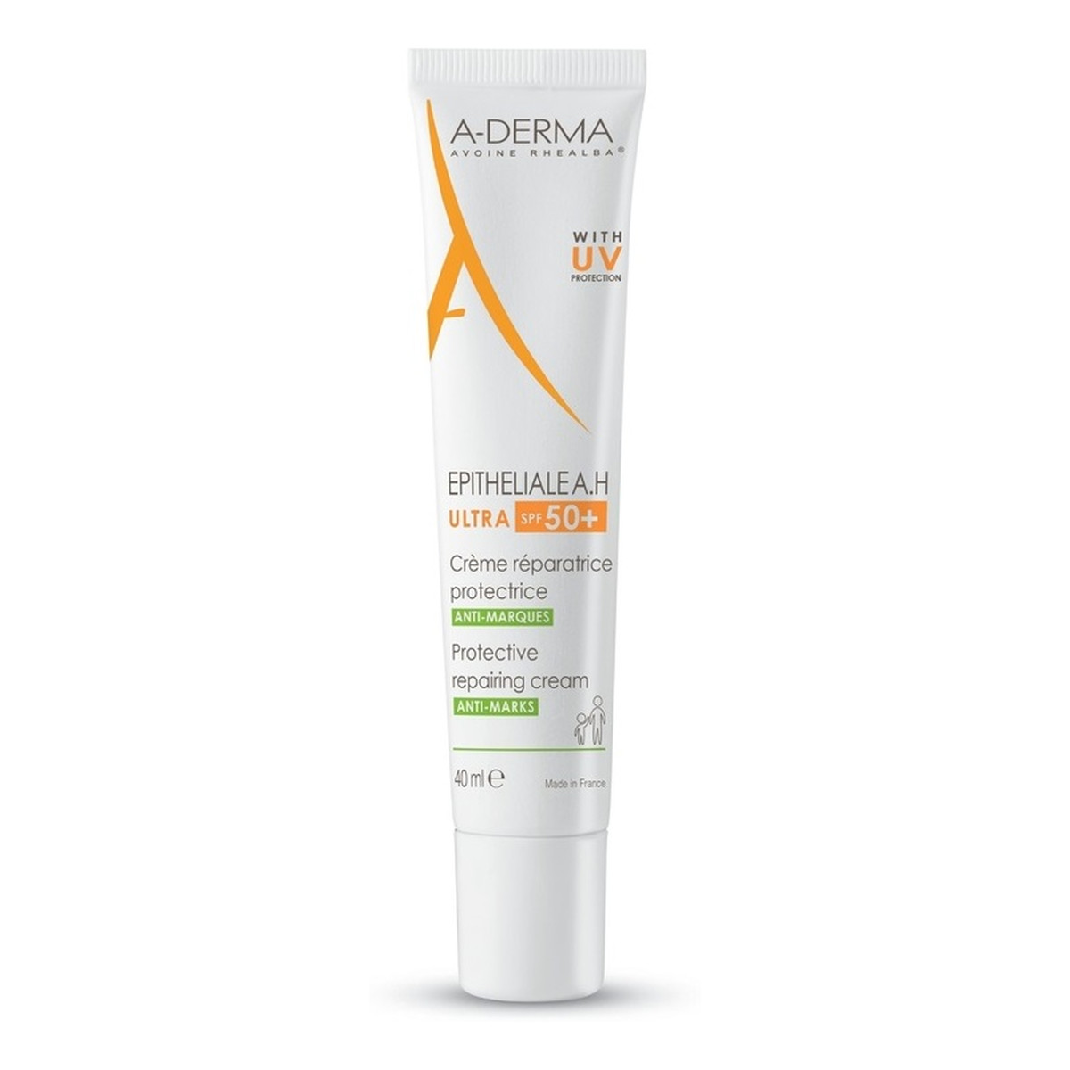 A-Derma Epitheliale A.H. Ultra SPF50+ Protective Repairing Cream Ochronny krem regenerujący z filtrem 40ml