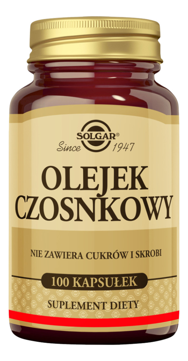 Olejek czosnkowy 1mg suplement diety 100 Kapsułek