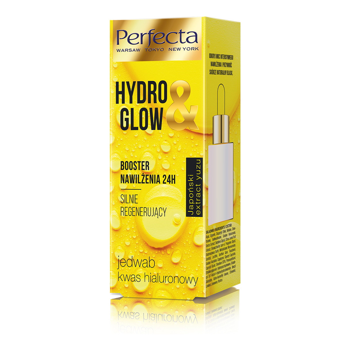 Perfecta Hydro Glow Booster nawilżenia 24h silnie regenerujący 15ml