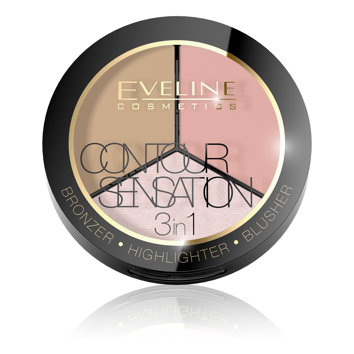 Eveline Contour Sensation 3w1 Zestaw Do Konturowania