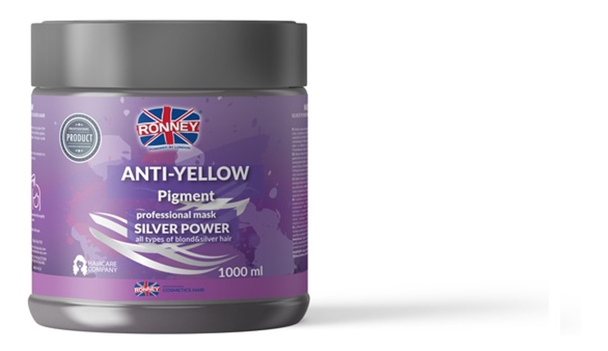 silver power professional mask srebrna maska do włosów blond rozjaśnianych i siwych