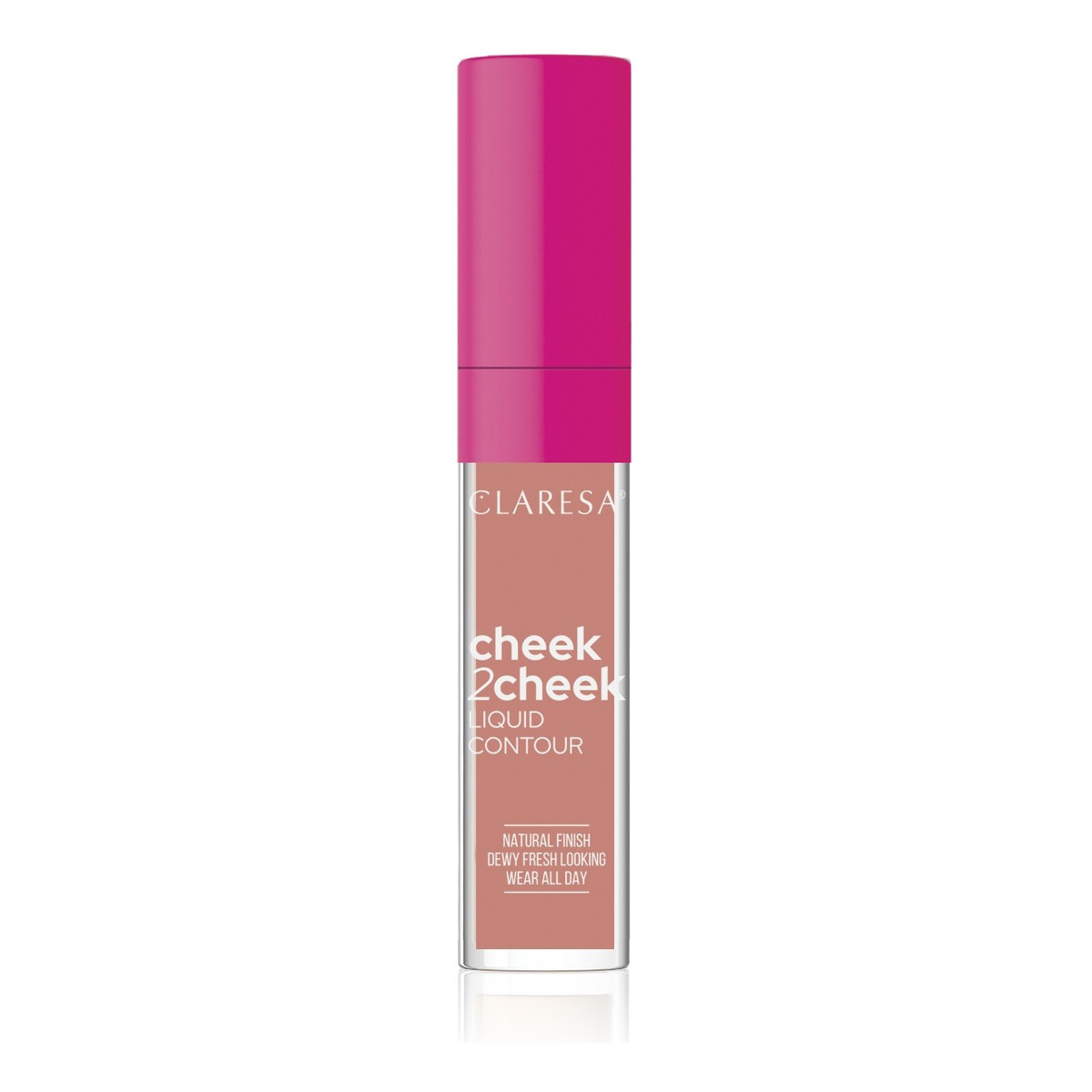 Claresa Cheek2cheek róż w płynie 01 tea rose 6.5g