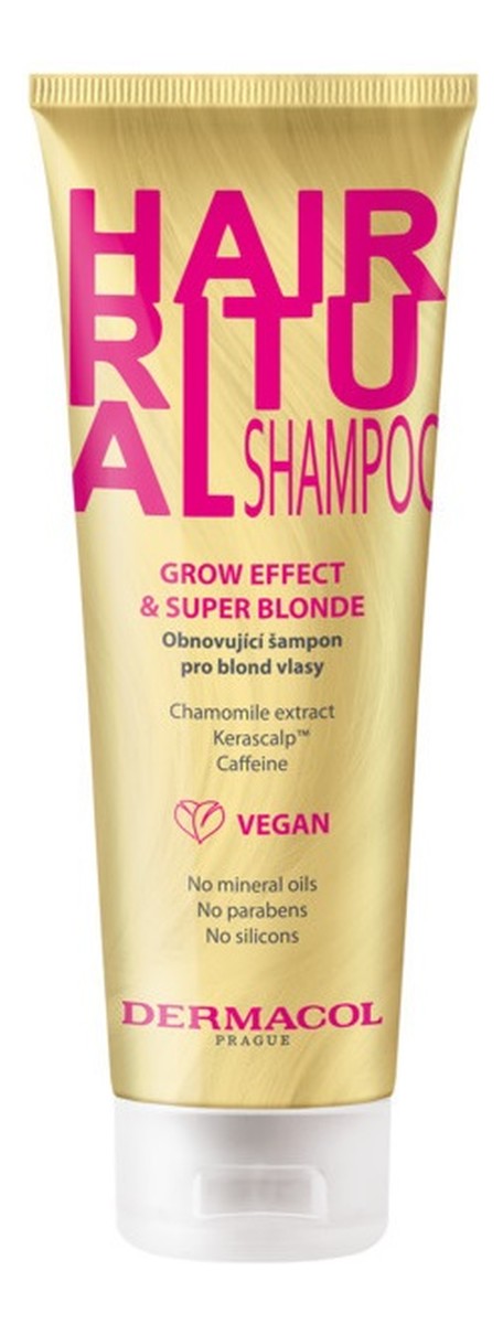 Hair ritual shampoo szampon do włosów blond grow effect & super blonde