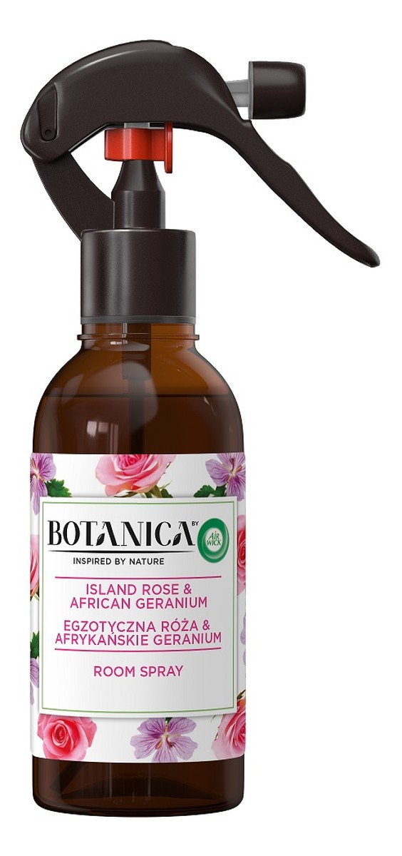 room spray odświeżacz powietrza w sprayu egzotyczna róża & afrykańskie geranium