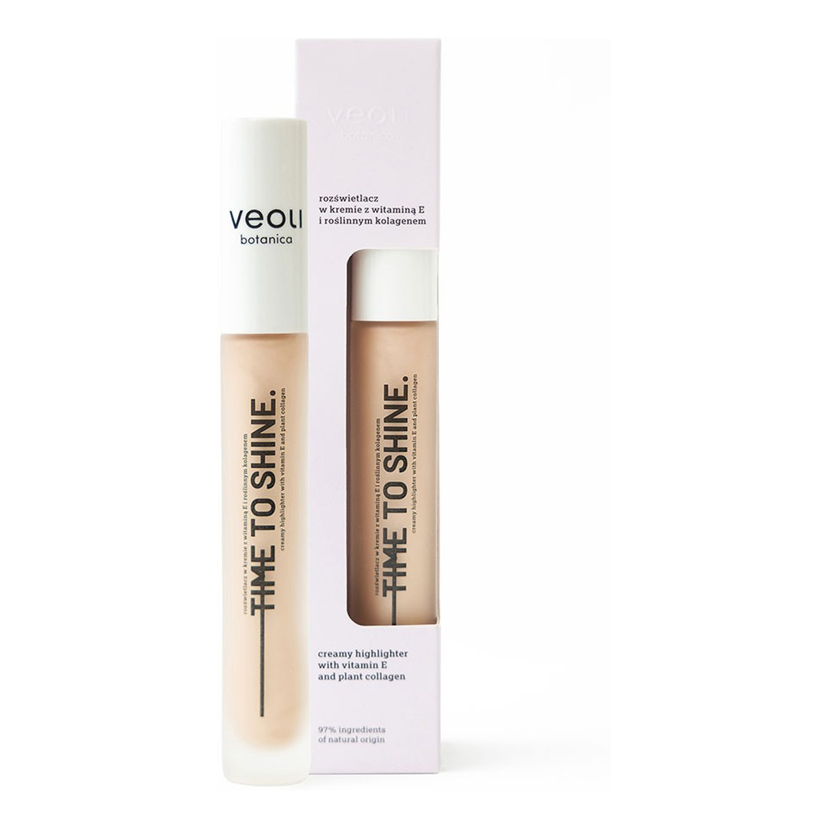 Veoli Botanica Time to Shine Rozświetlacz do twarzy w kremie 10ml