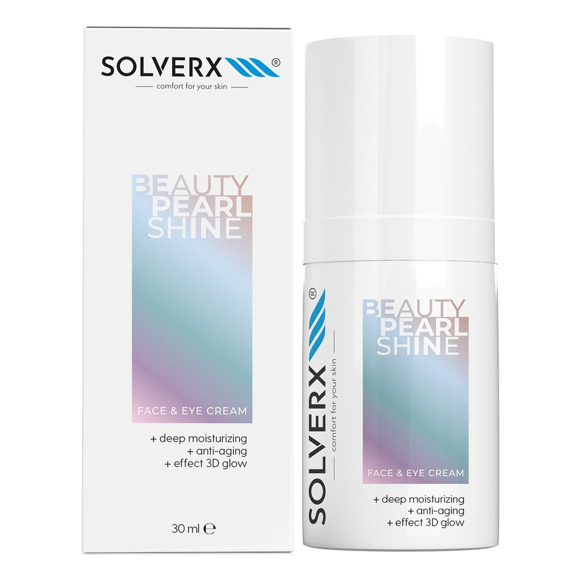 Solverx Beauty Pearl Shine Krem do twarzy i pod oczy 30ml