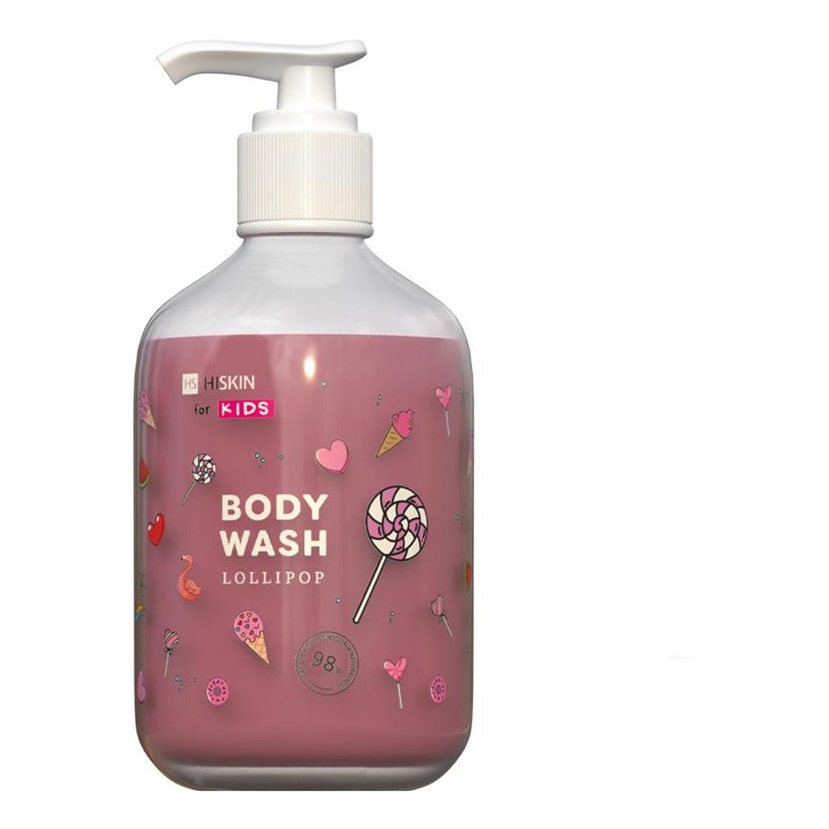 Hiskin Kids Body Wash Płyn do mycia ciała dla dzieci Lollipop 400ml