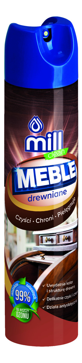 Preparat do pielęgnacji drewnianych mebli w aerozolu BOV