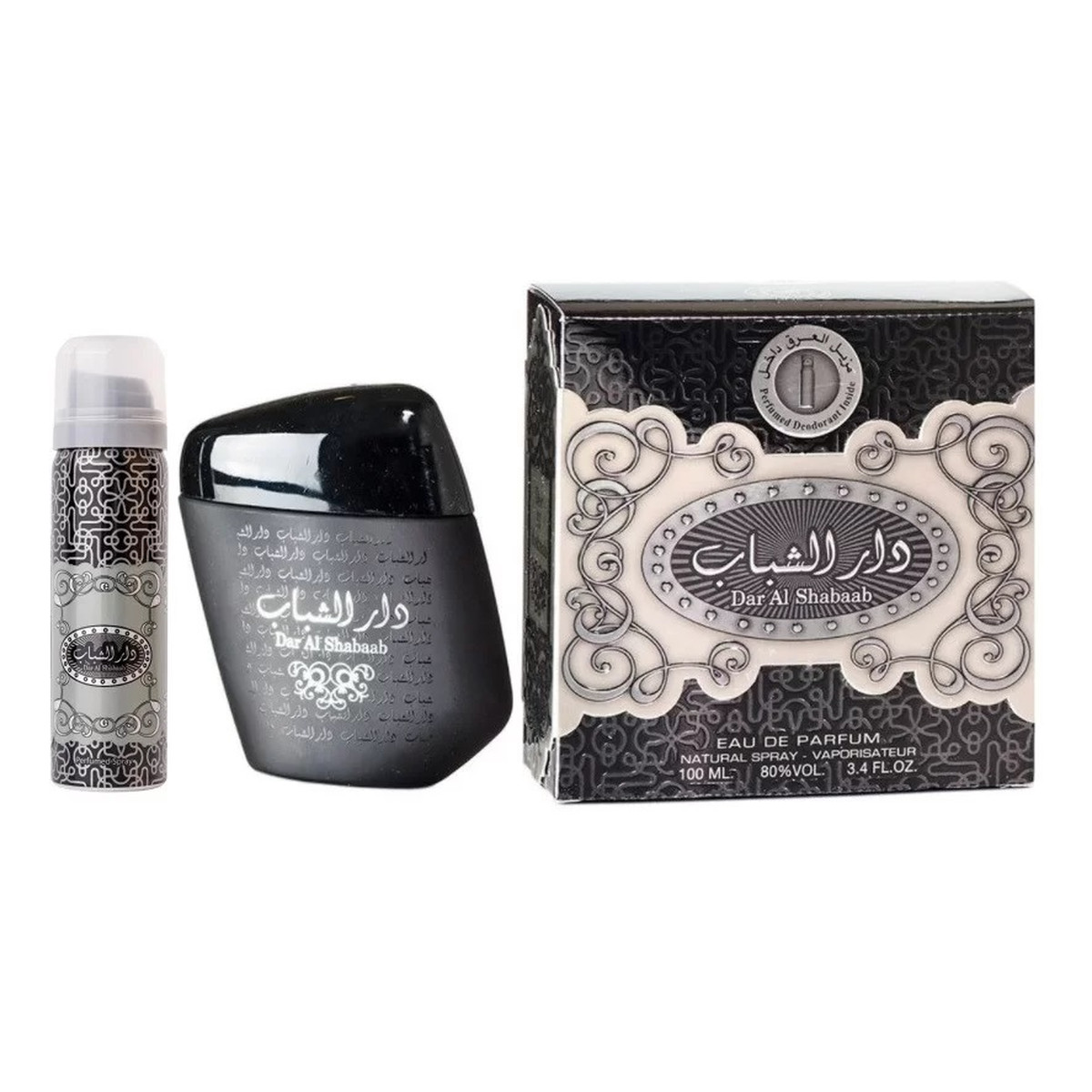 Ard al Zaafaran Dar Al Shabaab Zestaw woda perfumowana spray 100ml + dezodorant spray 50ml