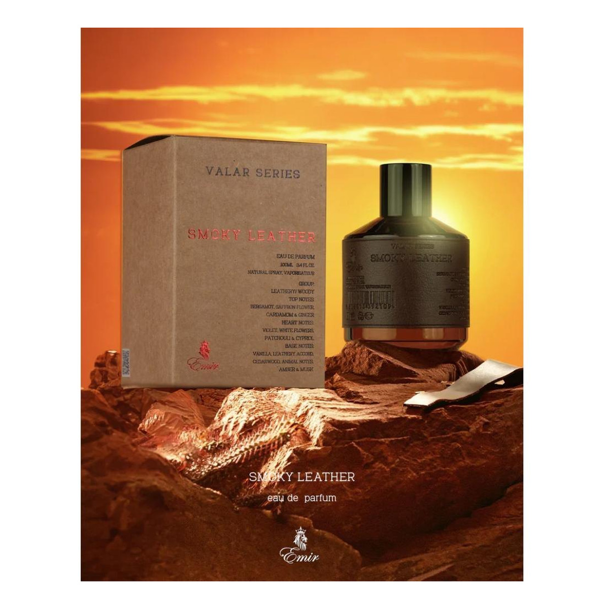 Emir Valar Series Woda perfumowana unisex Smoky Leather 100ml