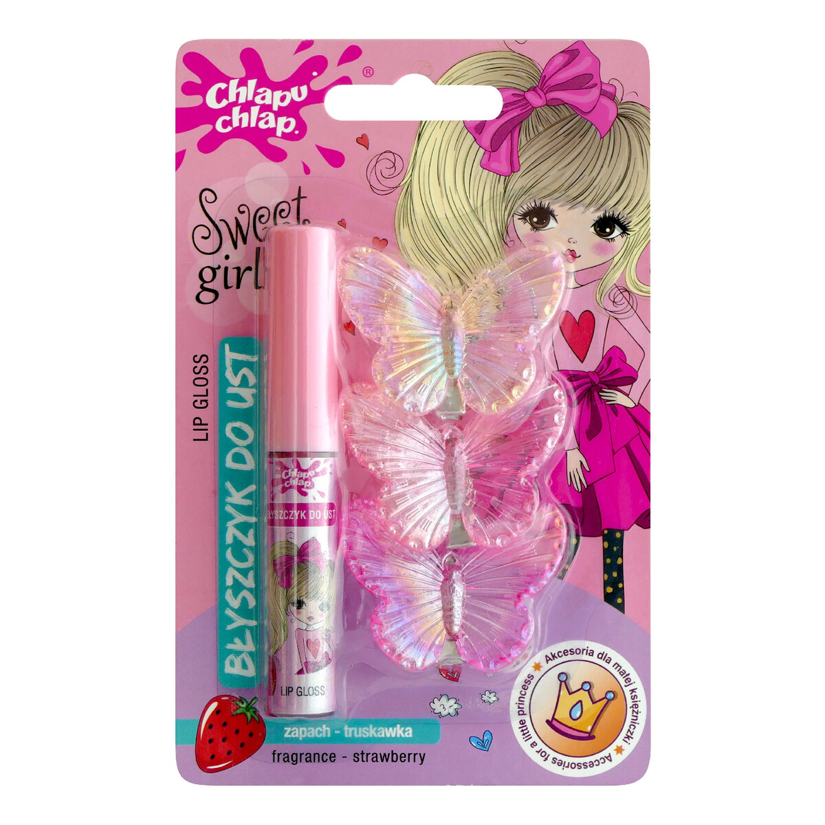 Chlapu Chlap Balsam do ust ze spinkami d/wł.trusk