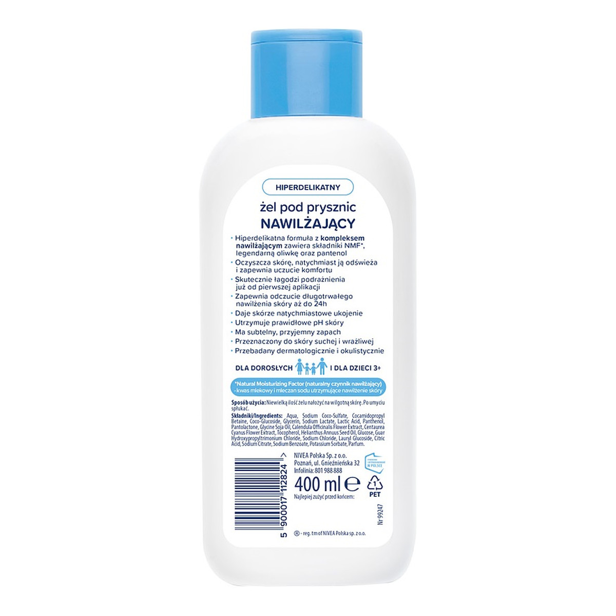 Bambino Rodzina nawilżający żel pod prysznic 400ml