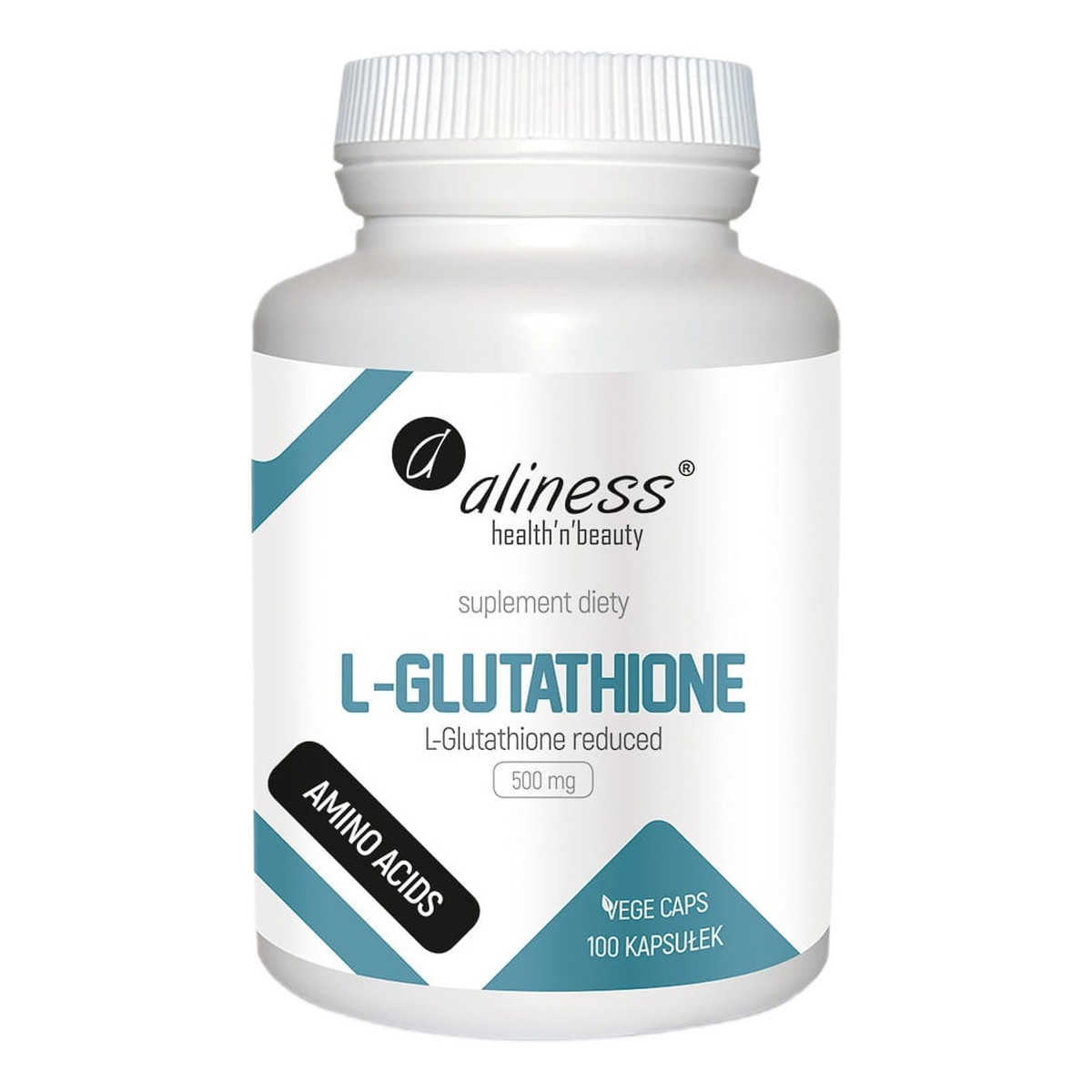 Aliness L-glutathione reduced 500mg suplement diety 100 kapsułek