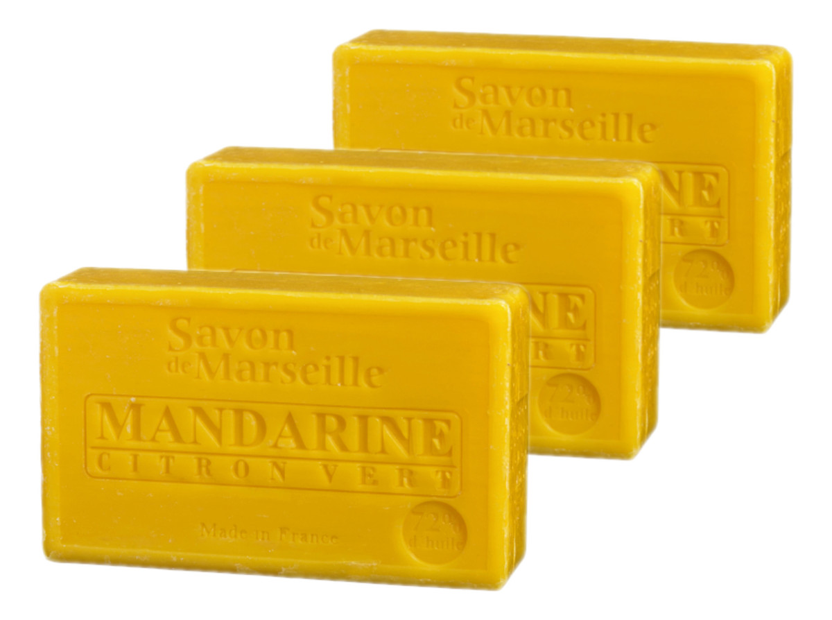 Mydło Marsylskie Mandarynka Limonka 3x100g