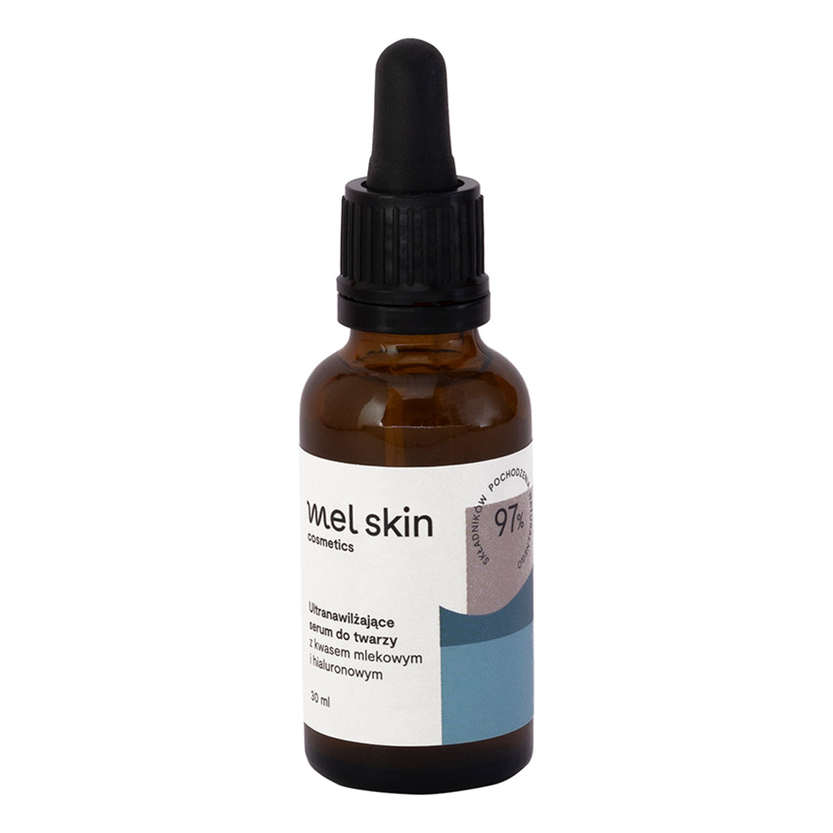 Mel Skin Ultranawilżające serum do twarzy z kwasem mlekowym i hialuronowym 30ml