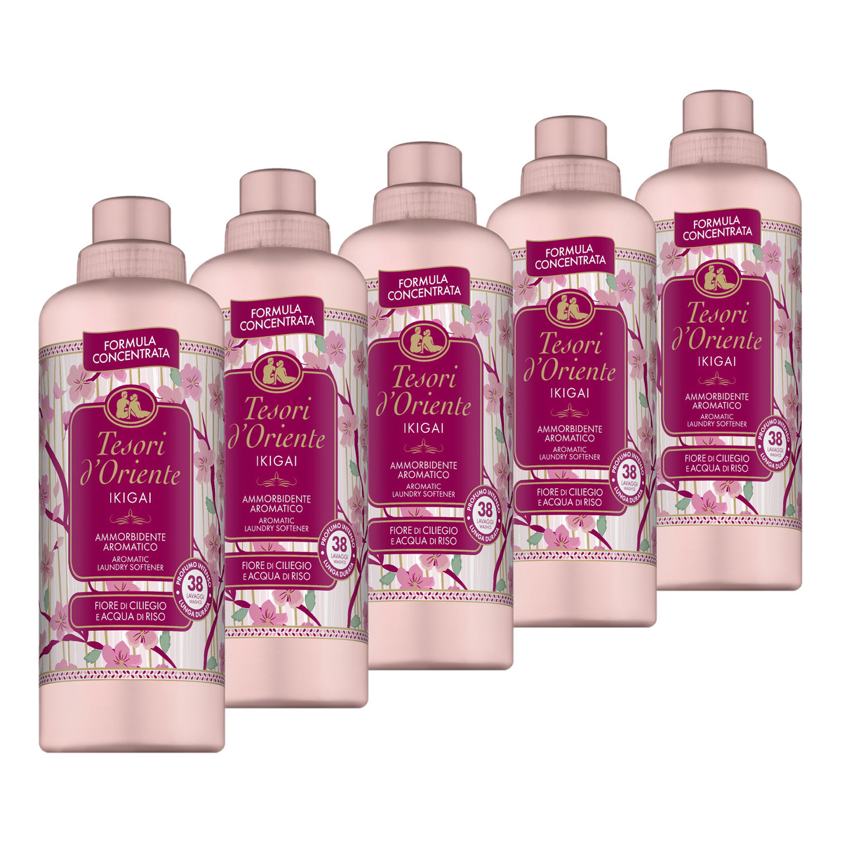 Tesori d'Oriente Ikigai Koncentrat do płukania tkanin 5x760ml
