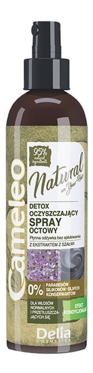 Natural DETOX SPRAY DO WŁOSÓW OCTOWY OCZYSZCZAJĄCY