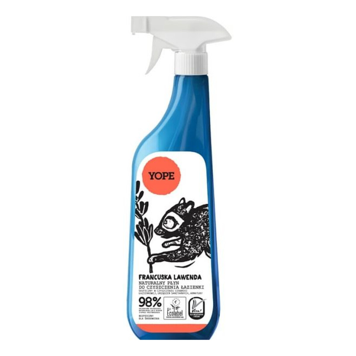 Yope Francuska Lawenda Naturalny Płyn Do Mycia Łazienki 750ml